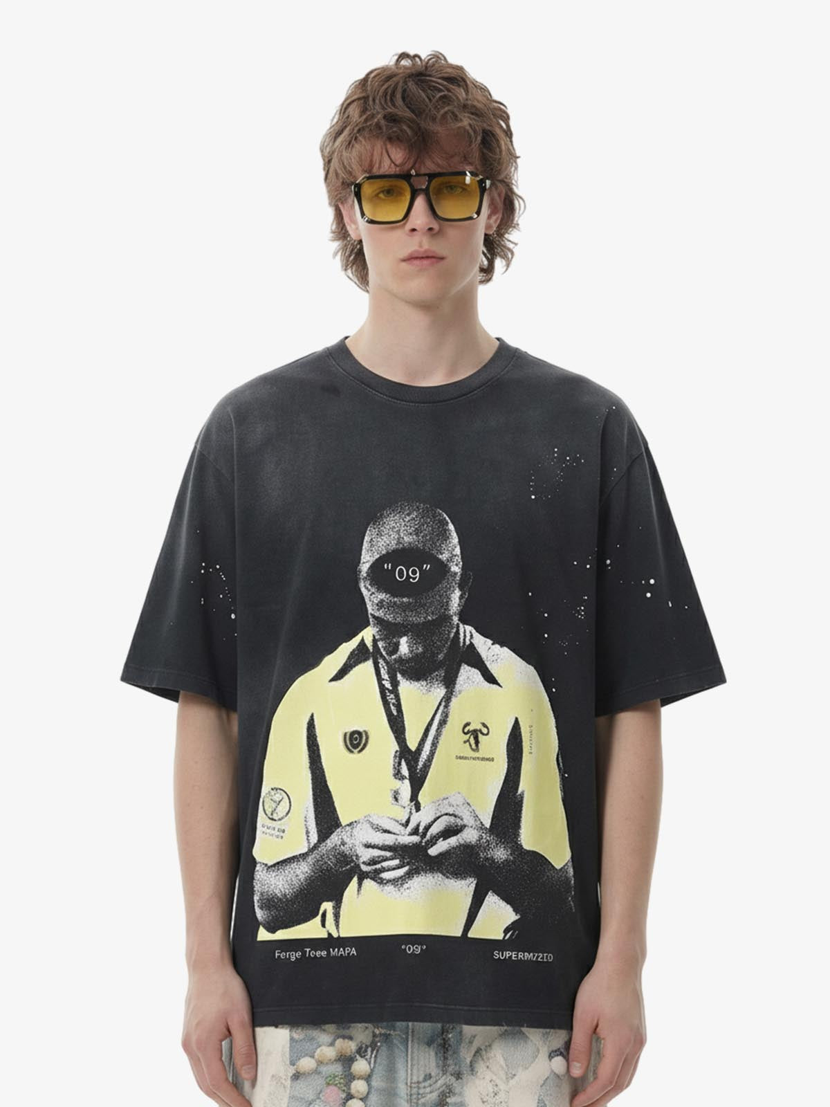 Camiseta Manfinity Studios Cyber Racer R9 — Foto 1