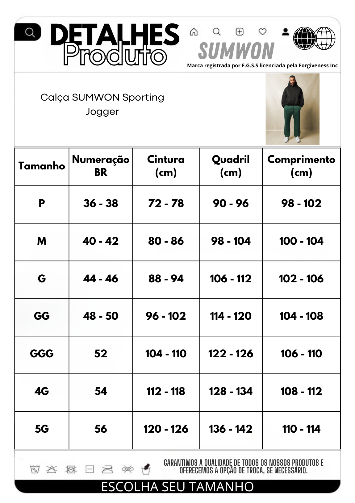 Calça Manfinity Sporting Jogger — Foto 13